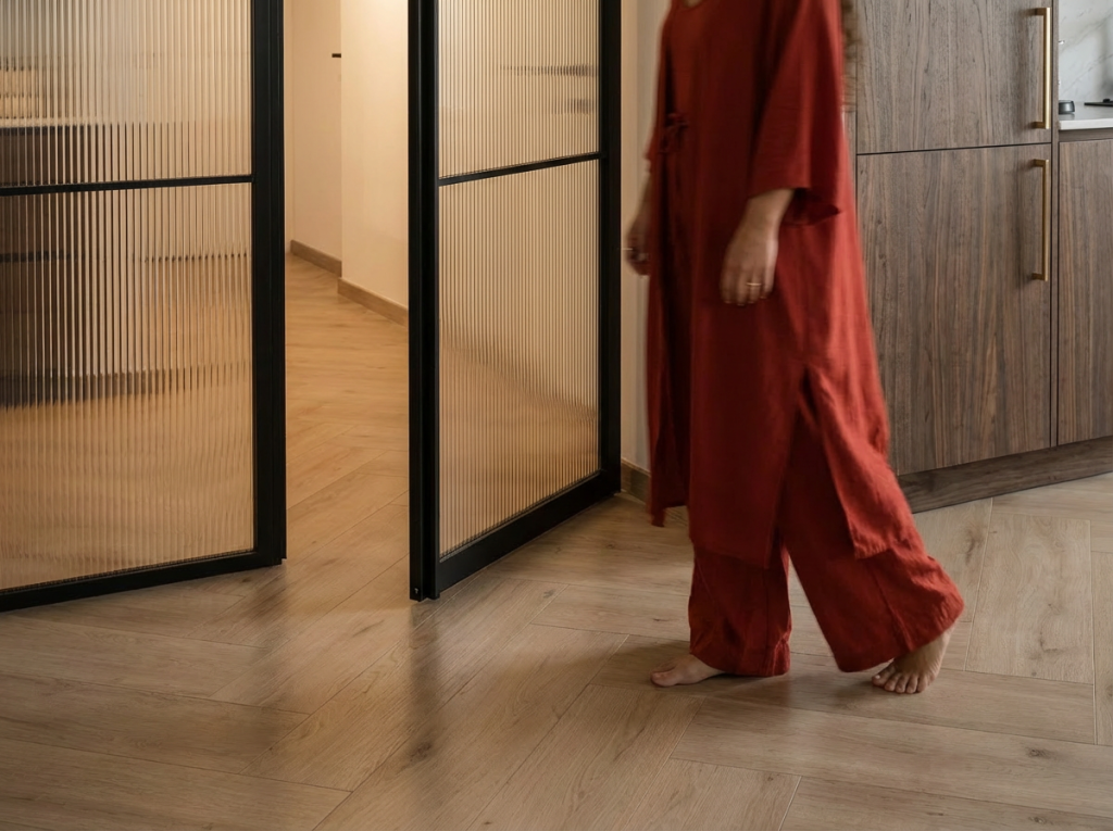 Do Pivot Steel Glass Doors Really Work in a Kitchen?